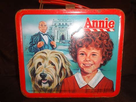 annie metal lunch box|Annie 1981 Lunchbox .